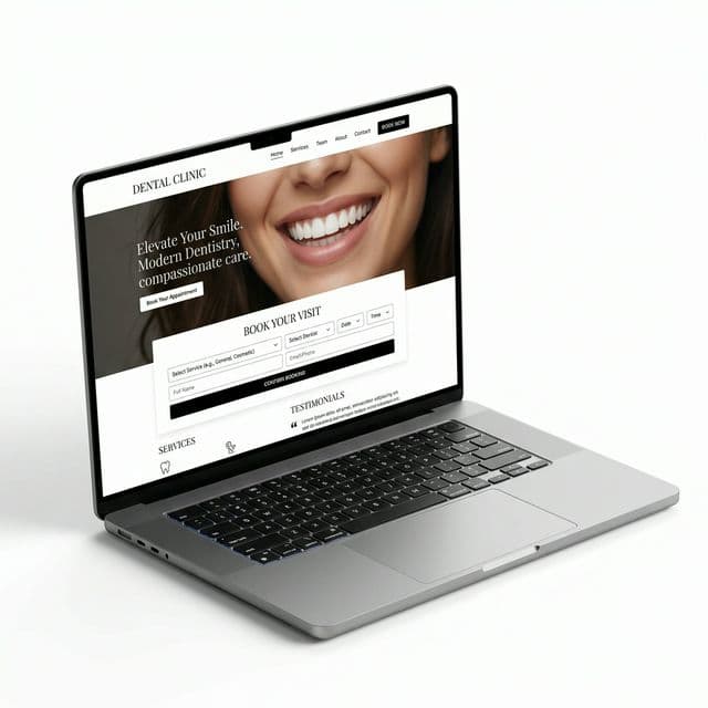 Clínica Dental Granada — diseño web por Estudio Miriox