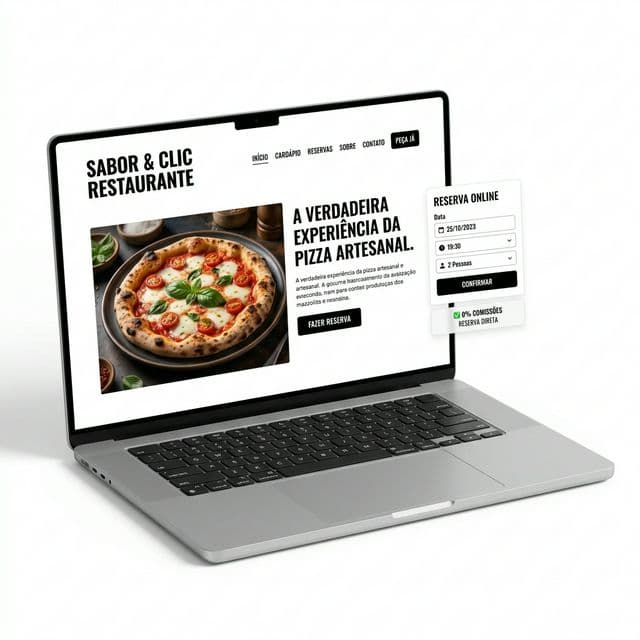 Sabor & Clic Restaurante — diseño web por Estudio Miriox